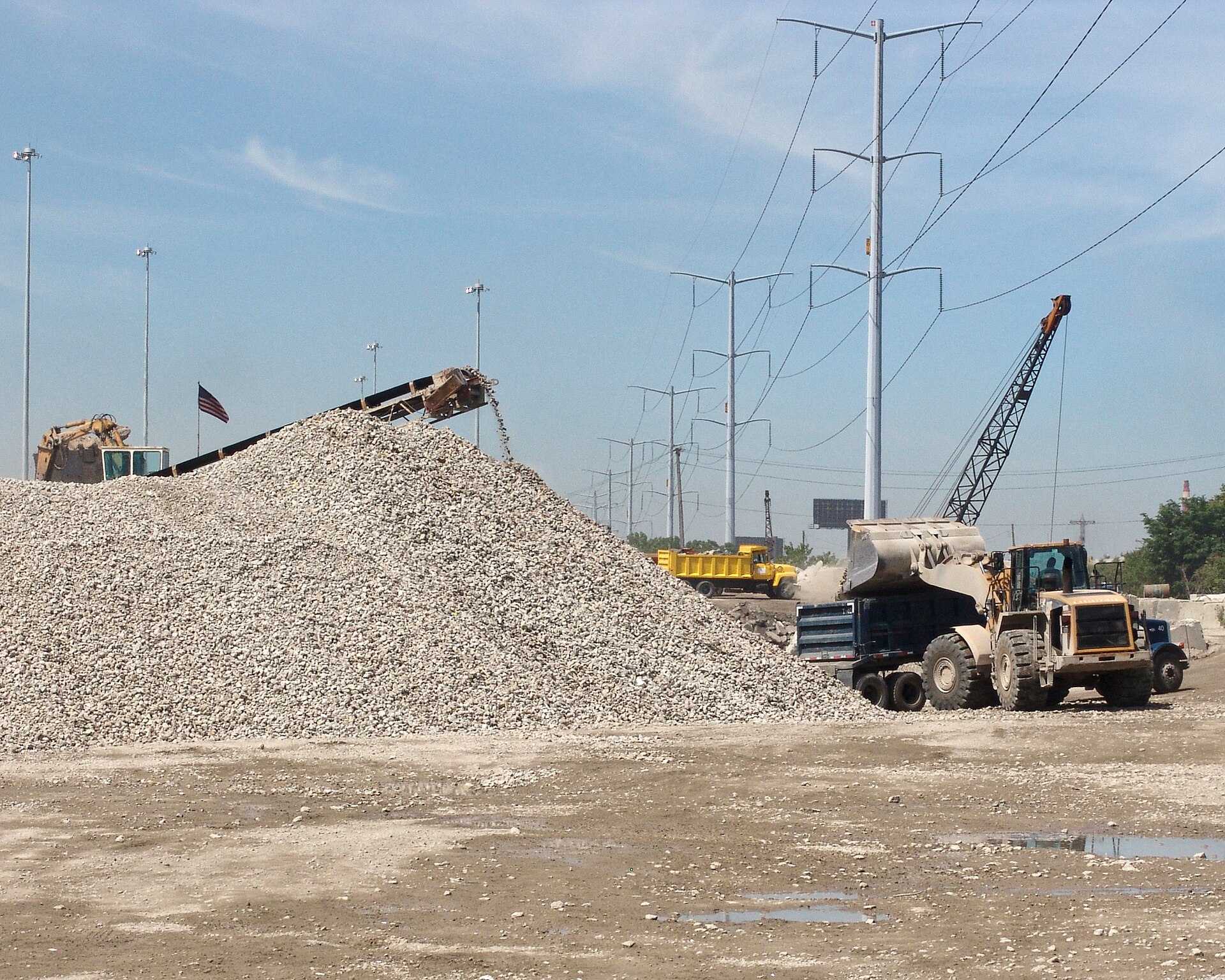 Most recycled concrete is used as fill. Carbonation is what could move it up into structural specification.
