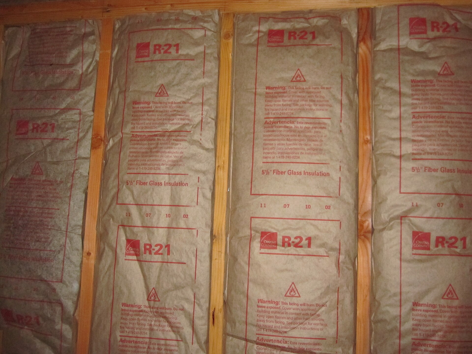 A legitimate use for waste glass, and a one-way trip. Insulation does not come back as a bottle.