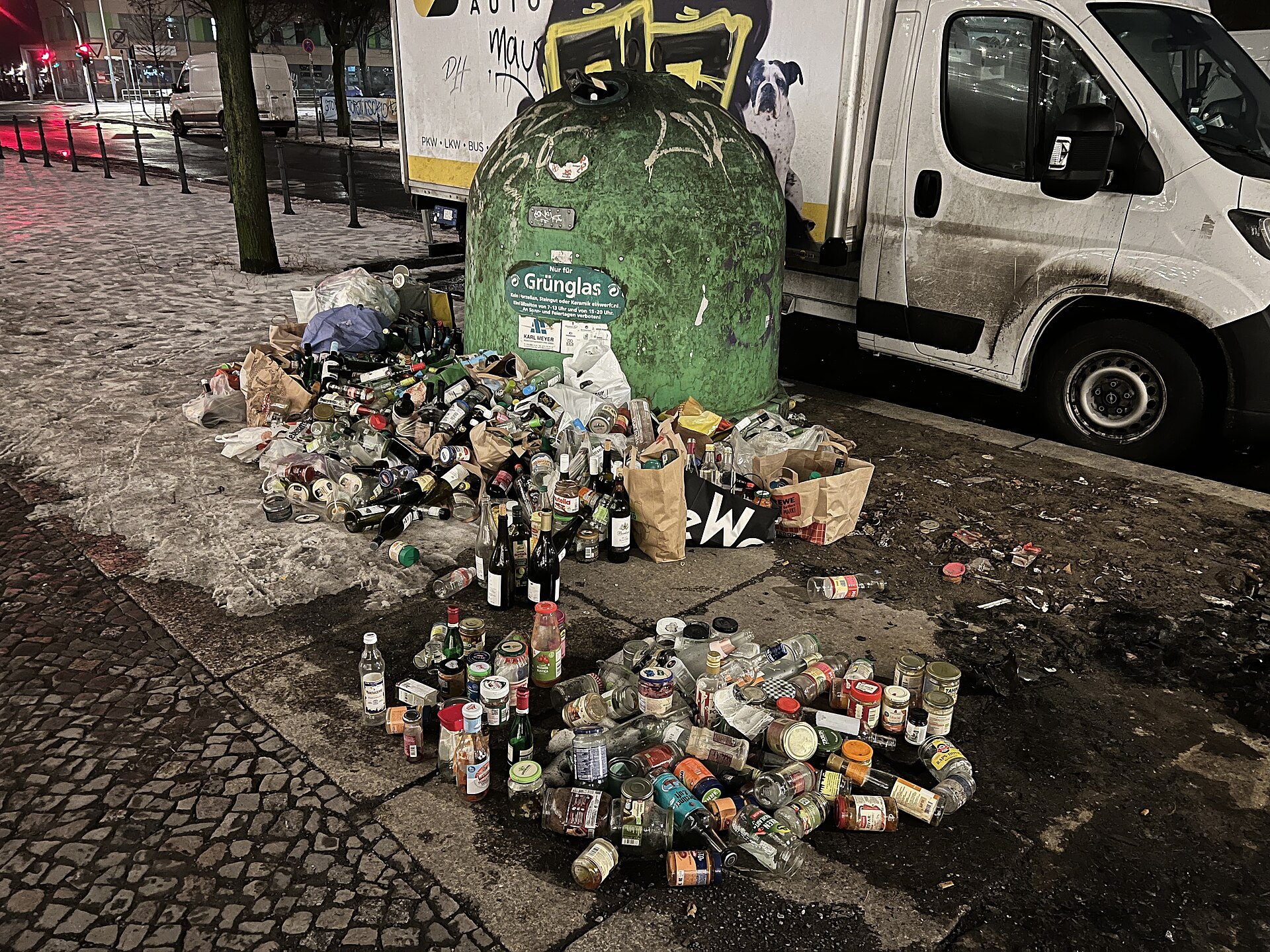 Quebec Made Blue-Bin Glass Good Enough to Become a Bottle Again