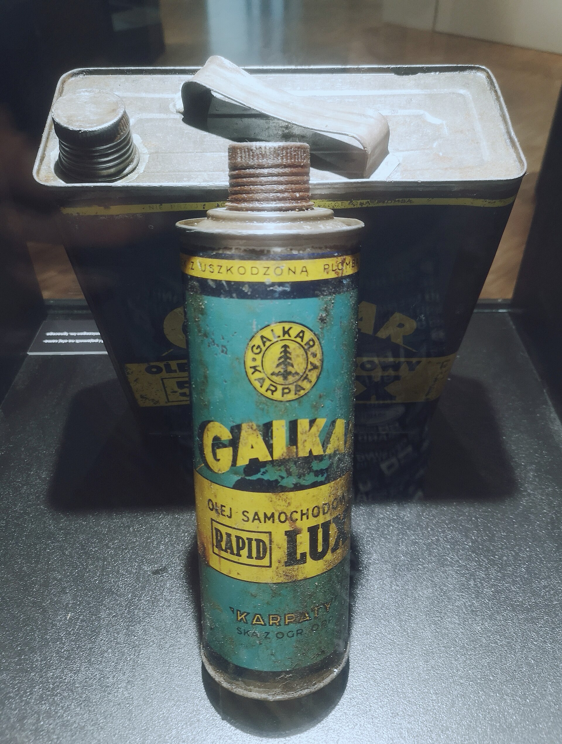 The output is a base oil. Base oils get additised, used, degraded and eventually discarded.
