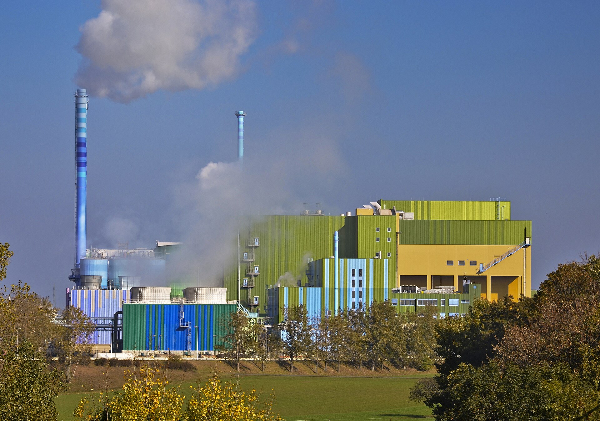 An operating waste-to-energy plant. This is stage five. The announcement is at stage three.