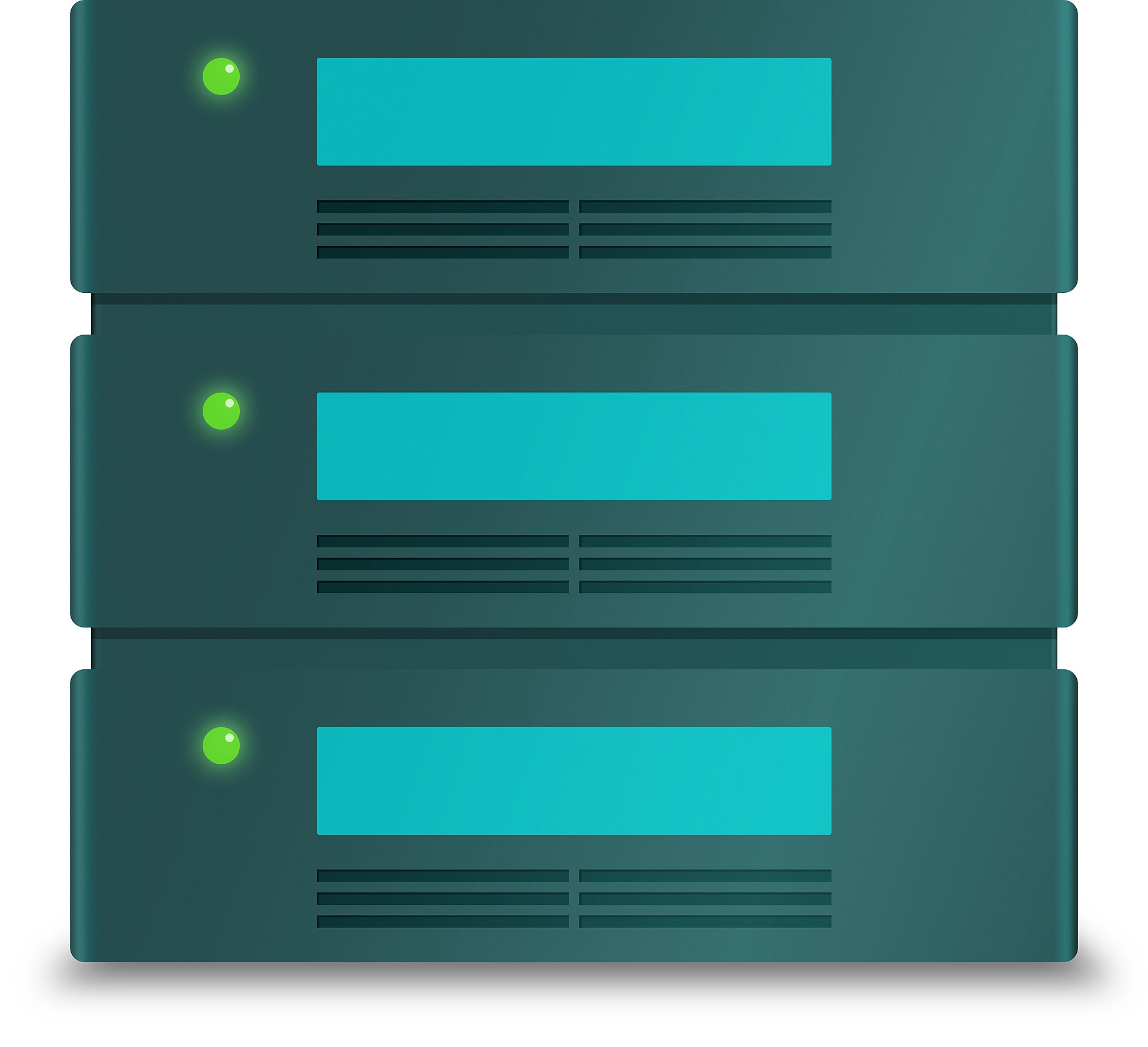 Racks of drives on their way to refresh. Uniform devices, uniform magnets, one owner making the decision.