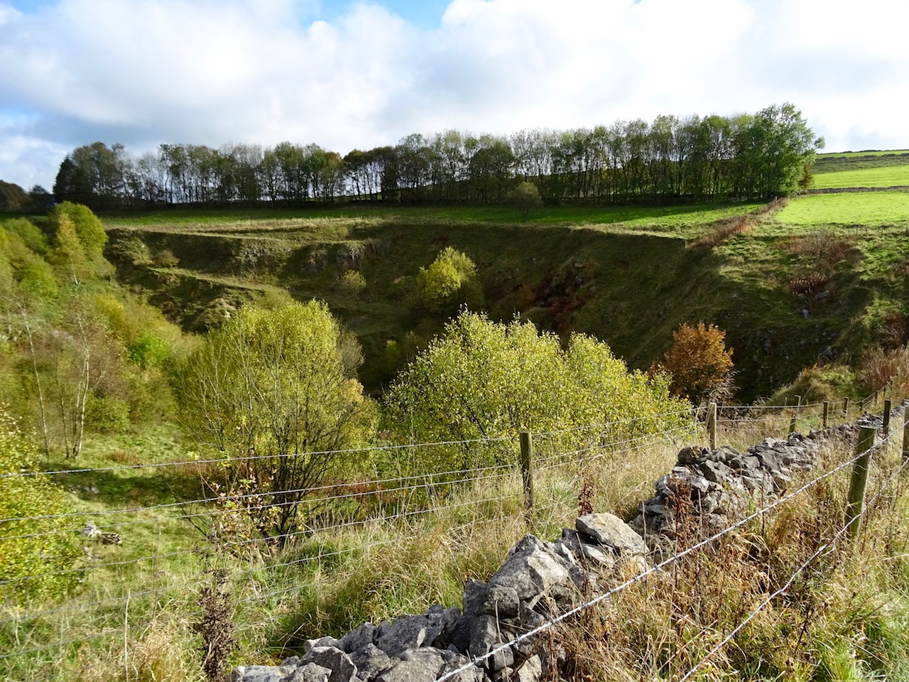 A former silica sand quarry. "Made from sand" is a description of an extractive industry, not an absence of one.