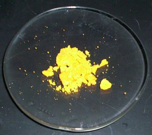 Iron(III) chloride. A genuine commodity, which is what makes the output claim worth taking seriously.