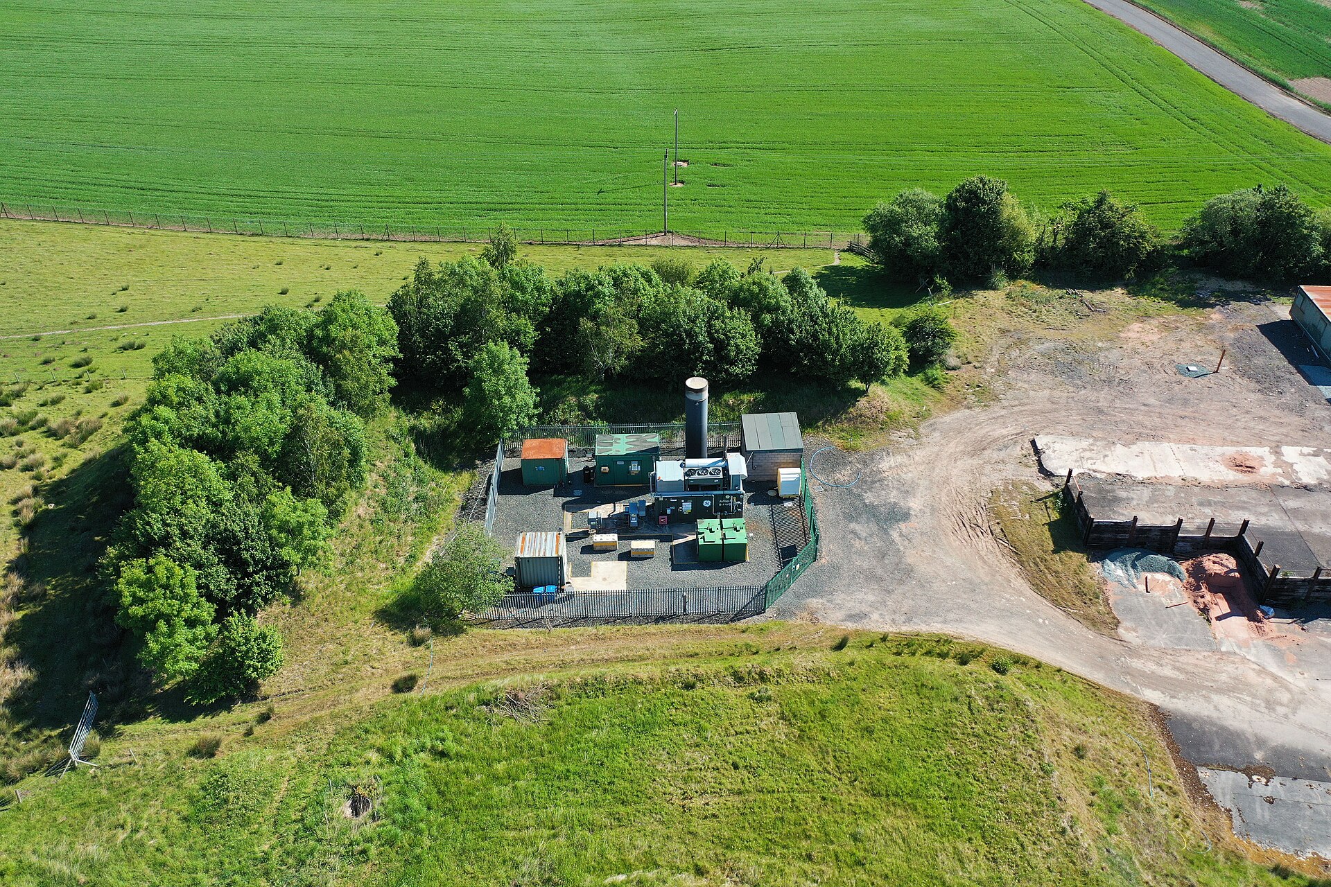 A landfill gas flare. When gas composition shifts and volumes surge, the destruction end of the system inherits the problem.