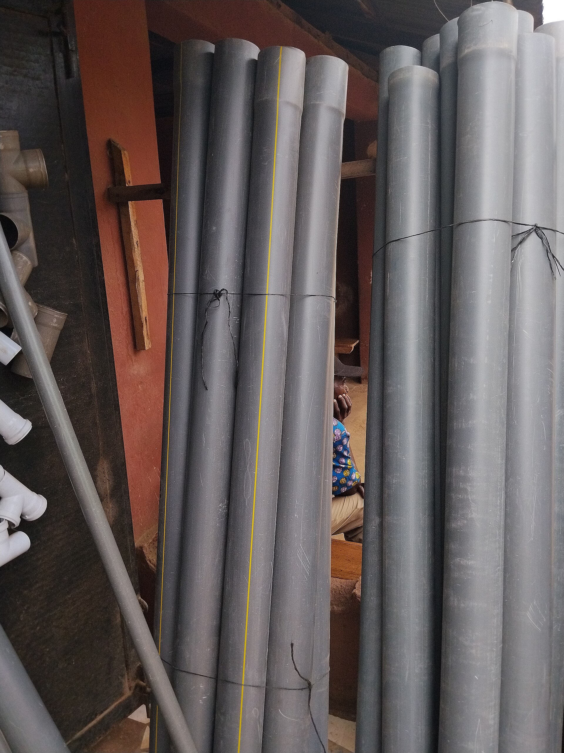Real PVC arrives as pipe, profile, flooring and cable sheathing, each with a different plasticiser and filler package.