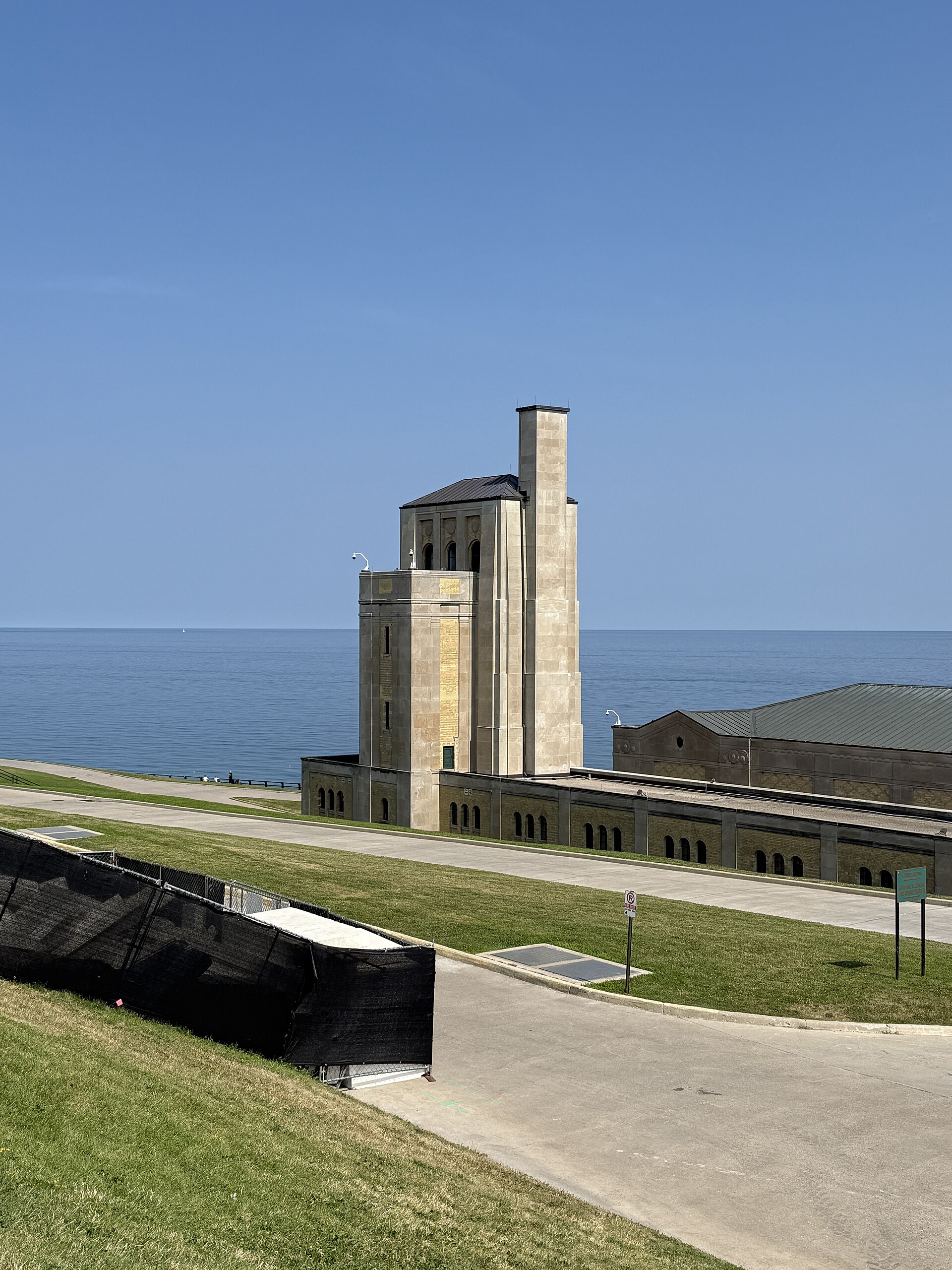 An alum dosing tower at a drinking-water plant. Coagulant is a recurring purchase, not a one-off.