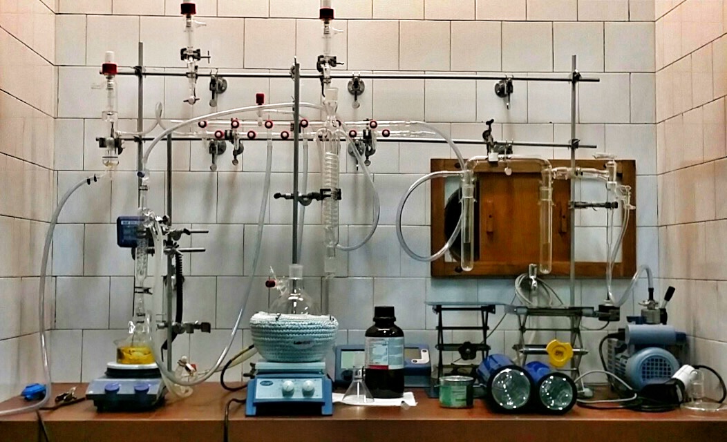 Bench chemistry. Every constraint above only appears when you leave this scale.