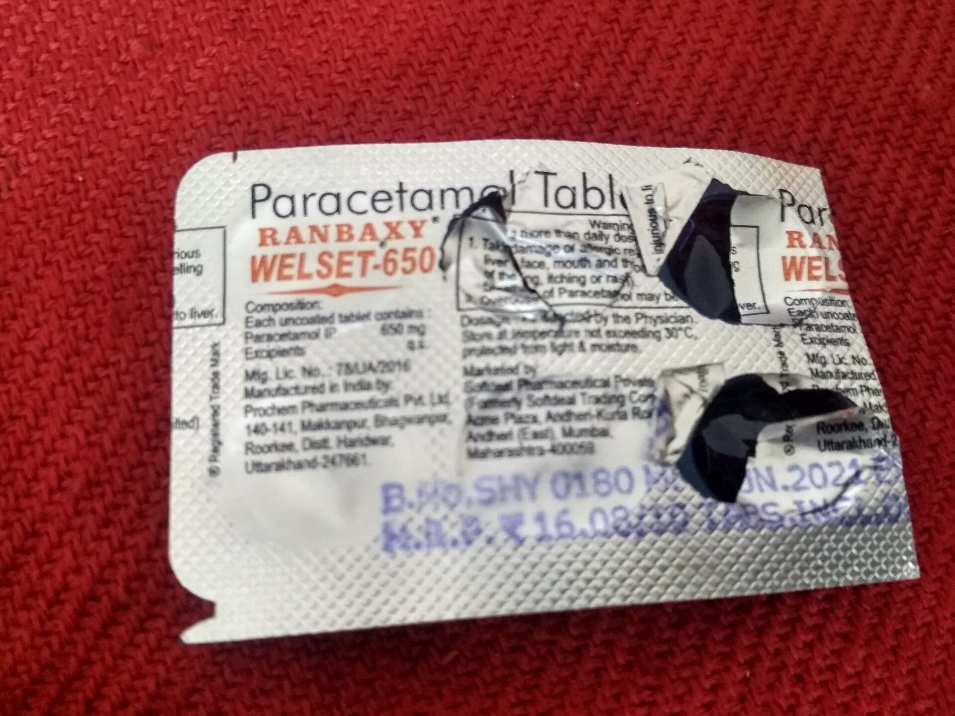 Acetaminophen, the test pollutant, and a routine presence in municipal and pharmaceutical effluent.