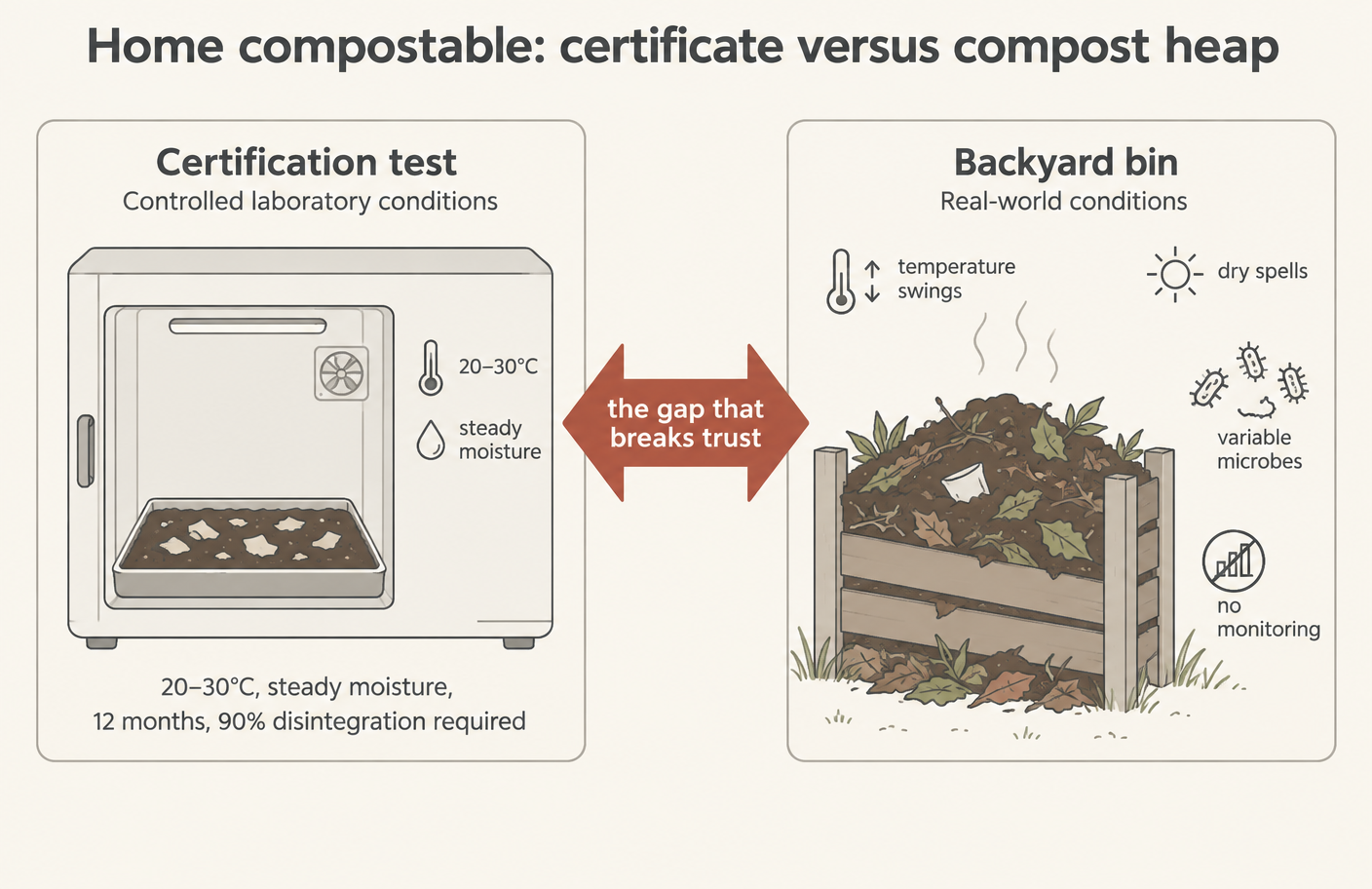 What the certificate covers, and what it does not.