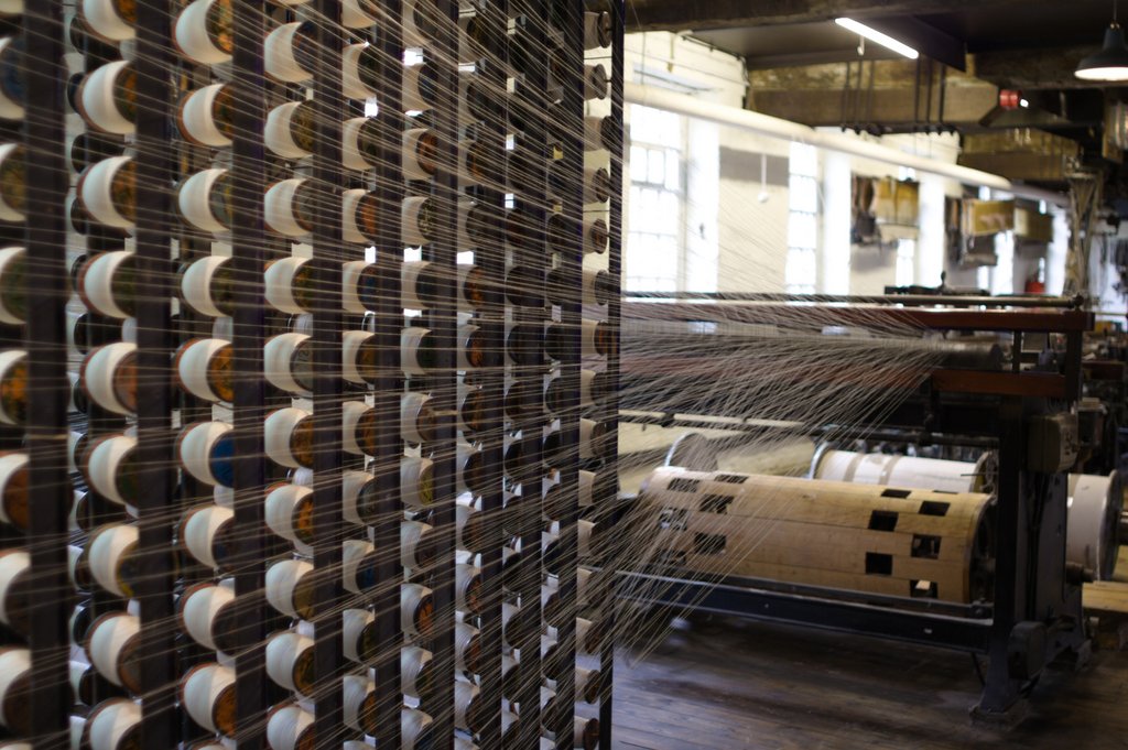 Spinning. Blends are chosen for performance and cost, with no consideration of end of life.