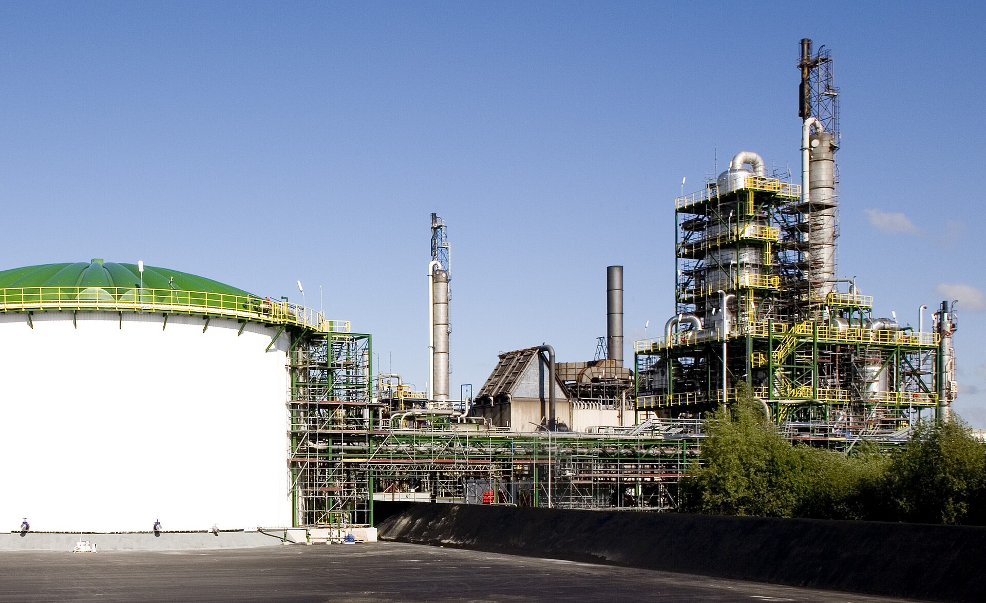 Delfzijl already hosts chemical production, which is part of why the site was chosen — integration, not novelty.